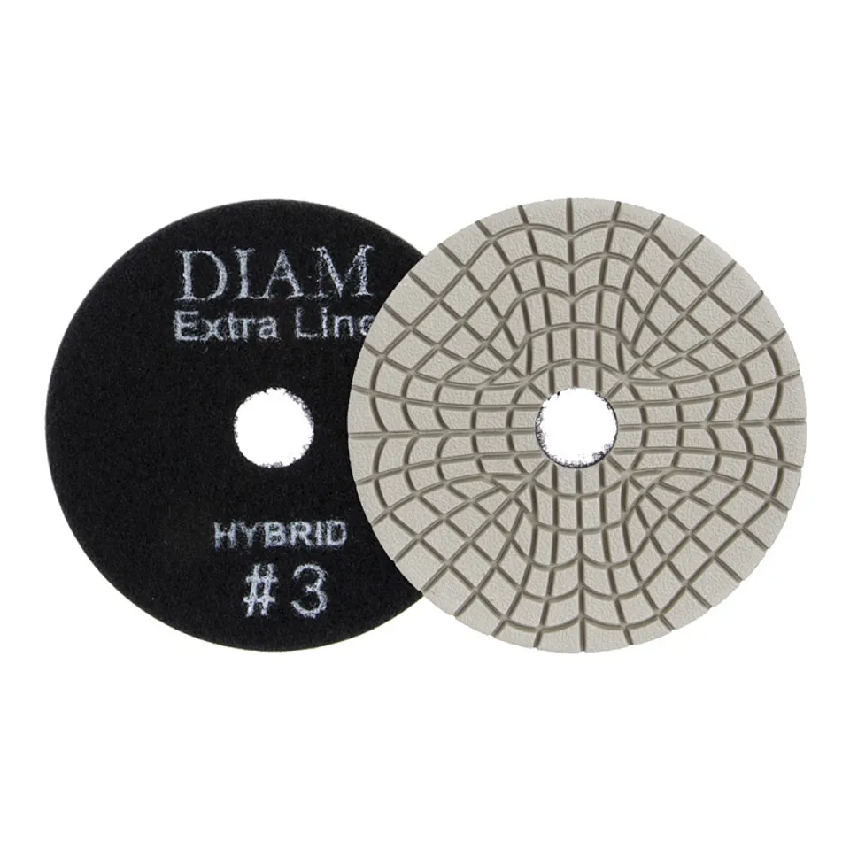 Алмазный гибкий шлифовальный круг DIAM STEP-3 Экстра Гибрид 3