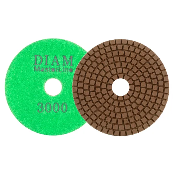 Алмазный гибкий шлифовальный круг DIAM 100*2,5 №3000 серия Мастер (мокрая)