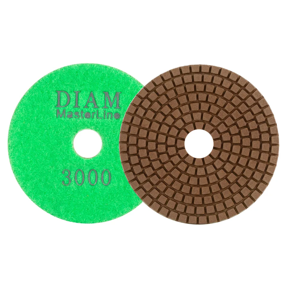 Алмазный гибкий шлифовальный круг DIAM 100*2,5 №3000 серия Мастер (мокрая)