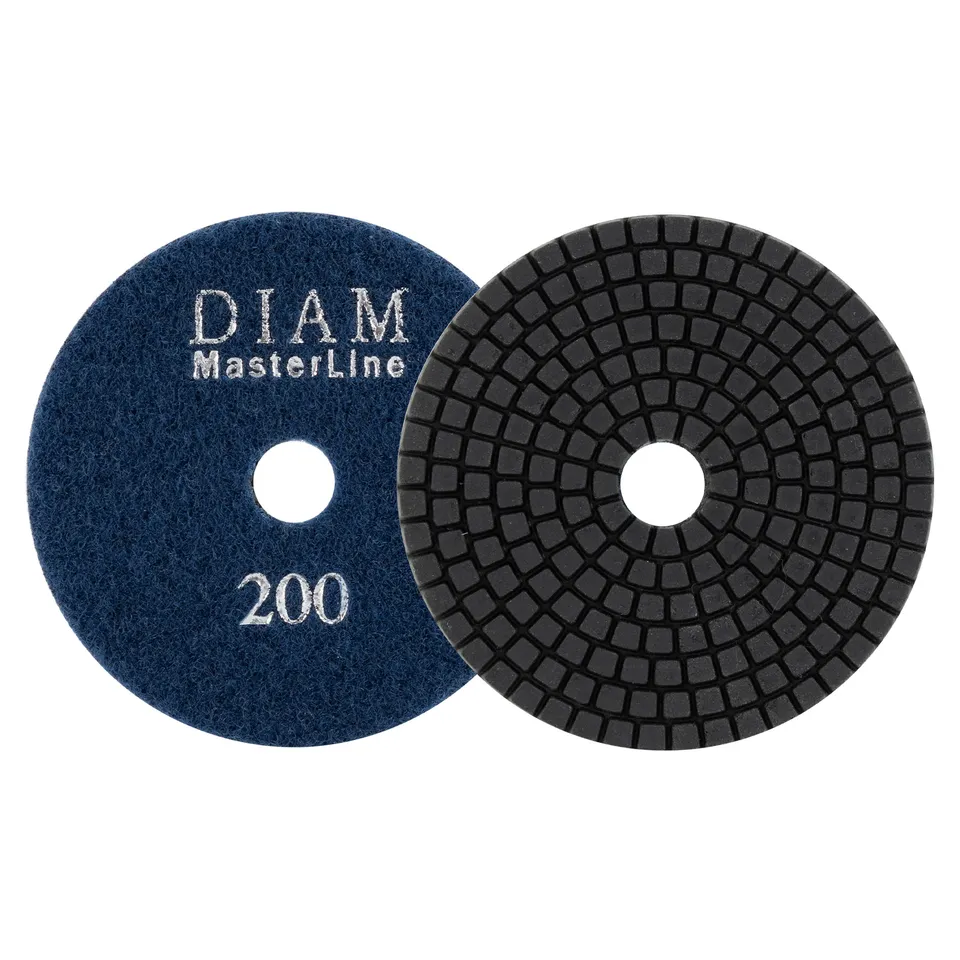 Алмазный гибкий шлифовальный круг DIAM 100*2,5 №200 серия Мастер (мокрая)
