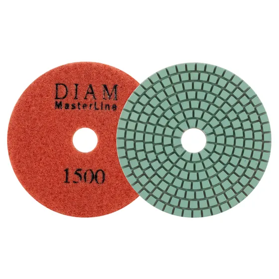 Алмазный гибкий шлифовальный круг DIAM 100*2,5 №1500 серия Мастер (мокрая)