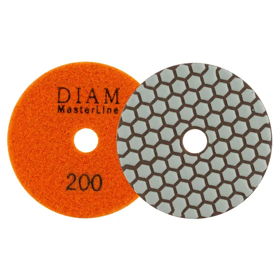 Алмазный гибкий шлифовальный круг DIAM 100*2,0 №200 серия Мастер (сухая)