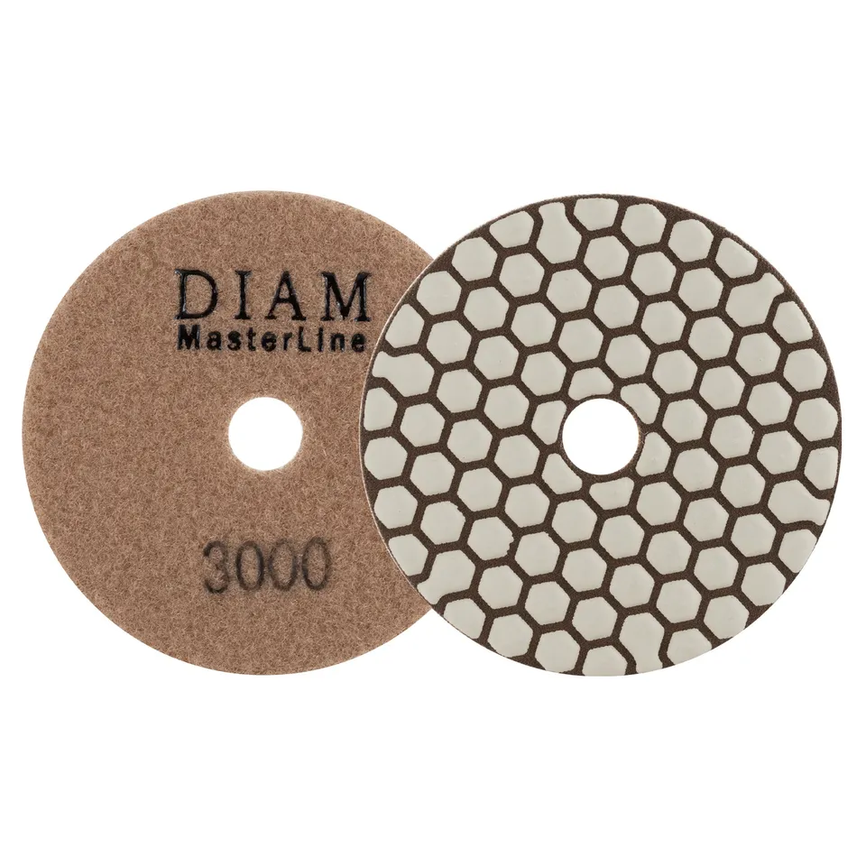 Алмазный гибкий шлифовальный круг DIAM 100*2,0 №3000 серия Мастер (сухая)