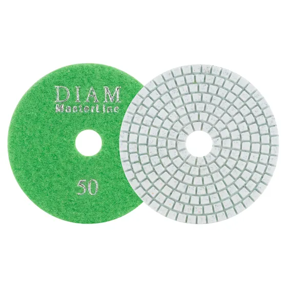 Алмазный гибкий шлифовальный круг DIAM 100*2,5 №50 серия Мастер (мокрая)