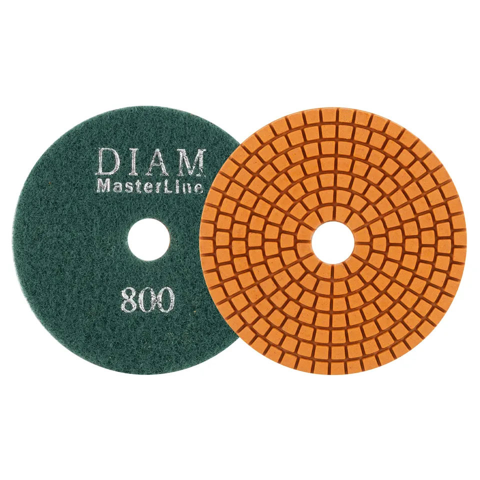 Алмазный гибкий шлифовальный круг DIAM 100*2,5 №800 серия Мастер (мокрая)