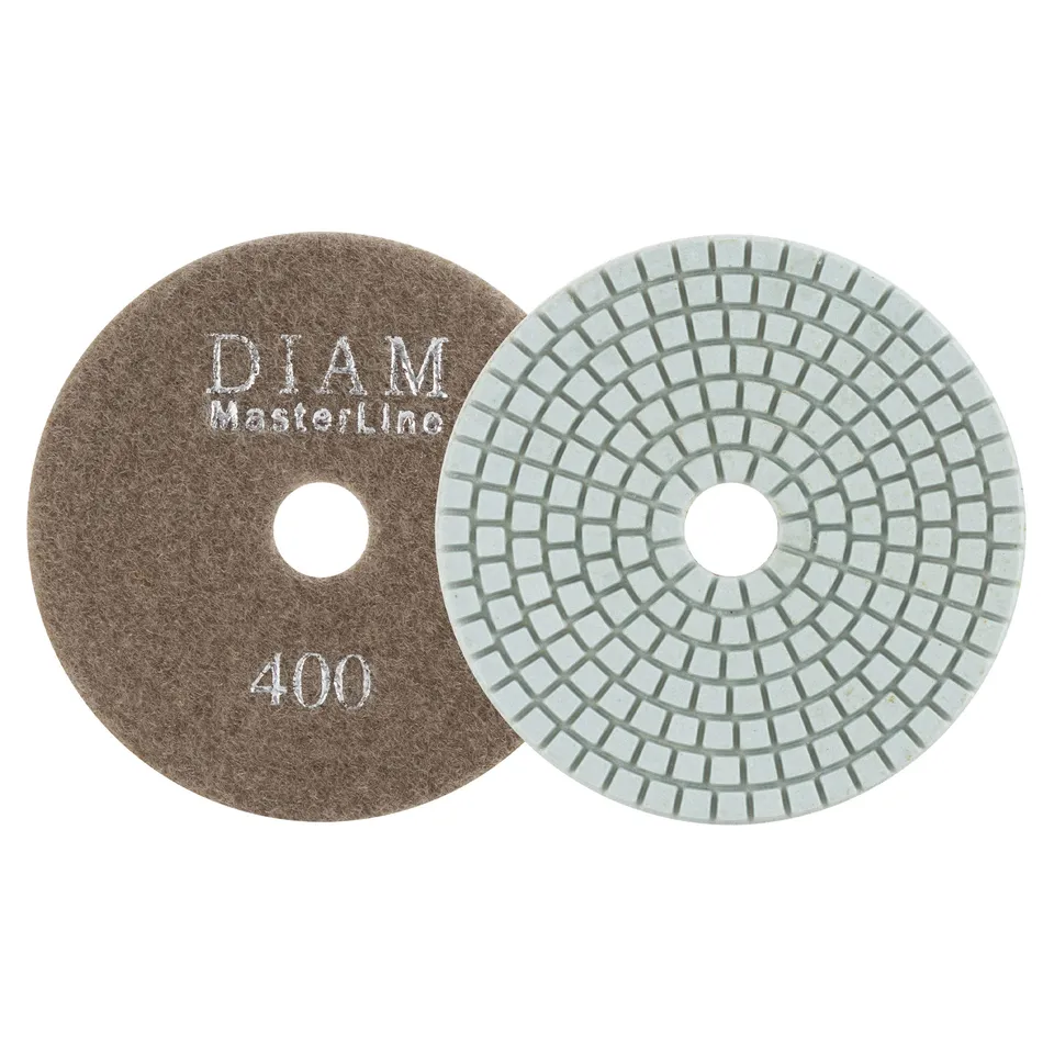 Алмазный гибкий шлифовальный круг DIAM 100*2,5 №400 серия Мастер (мокрая)