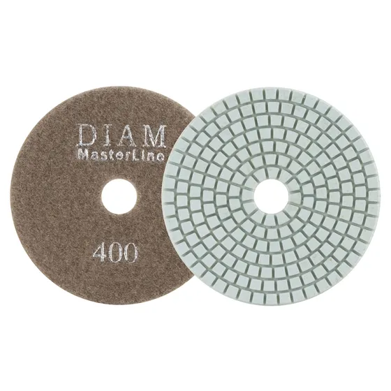 Алмазный гибкий шлифовальный круг DIAM 100*2,5 №400 серия Мастер (мокрая)