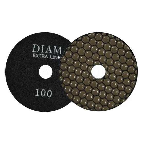 Алмазный гибкий шлифовальный круг DIAM серия Экстра 100меш Dry(сухая)