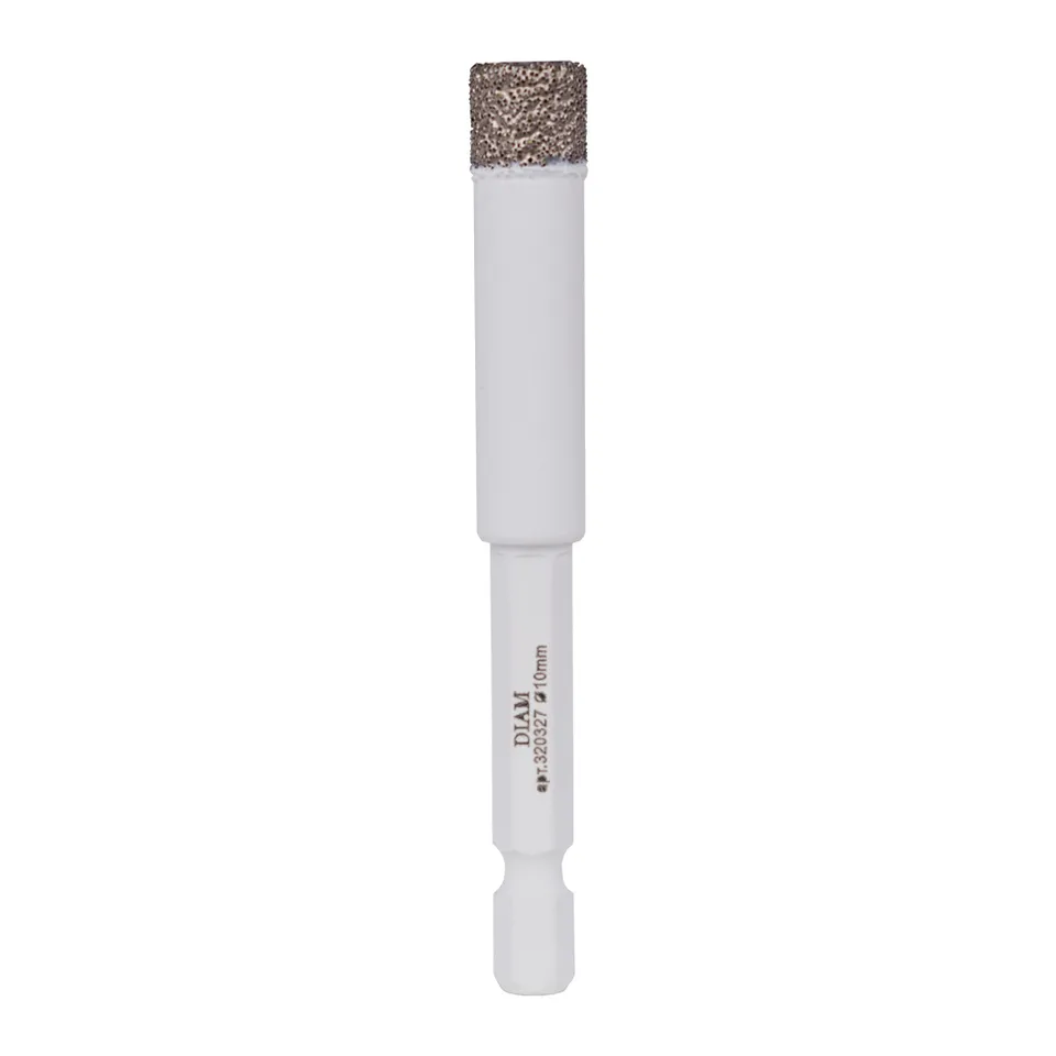 Сверло алмазное DIAM серия Экстра V-TECH 10 мм HEX-E 1/4