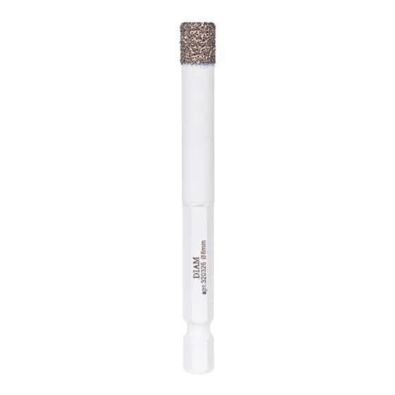 Сверло алмазное DIAM серия Экстра V-TECH 8 мм HEX-E 1/4