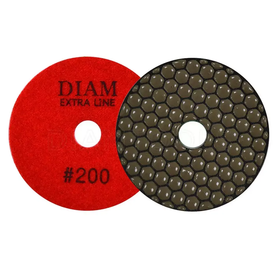 Алмазный гибкий шлифовальный круг DIAM серия Экстра 200меш Dry(сухая)