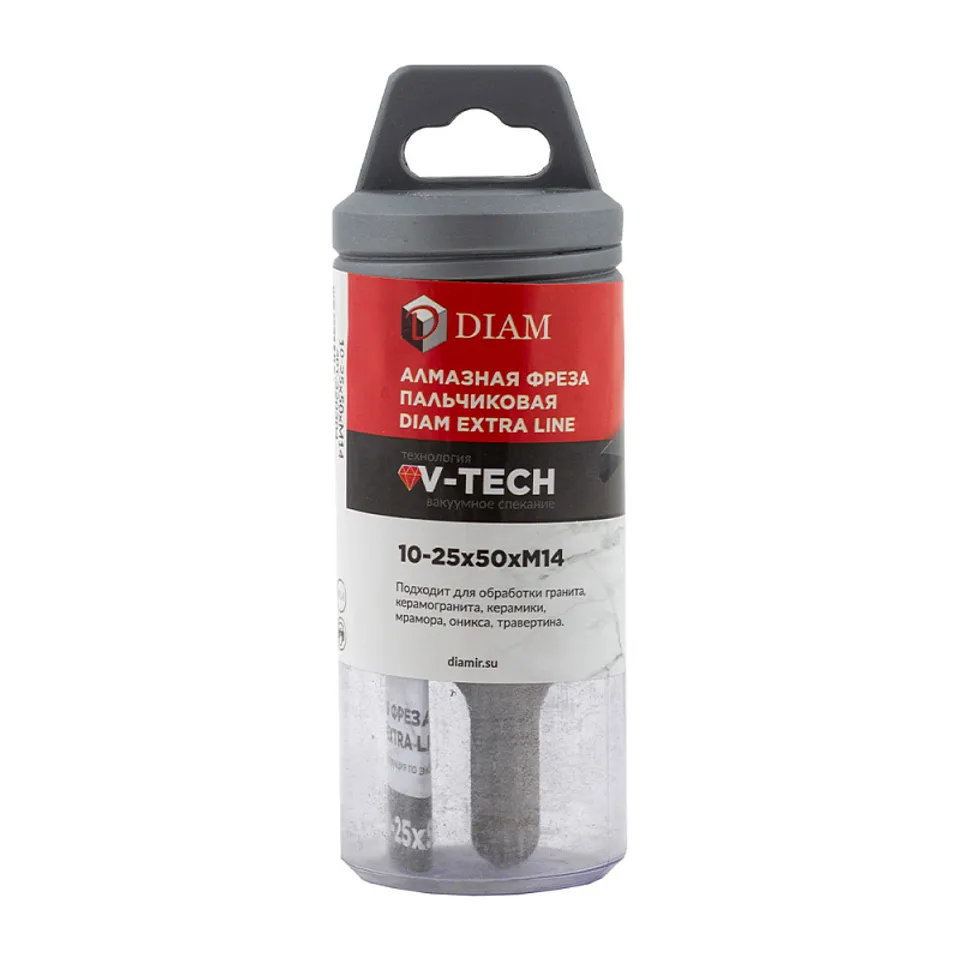 Фреза алмазная пальчиковая DIAM серия Экстра V-TECH 10-20 мм, фото 5